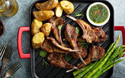 Garlic and Herb Roasted Lamb Chops